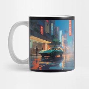 Neo Tokyo city aesthetic Mug